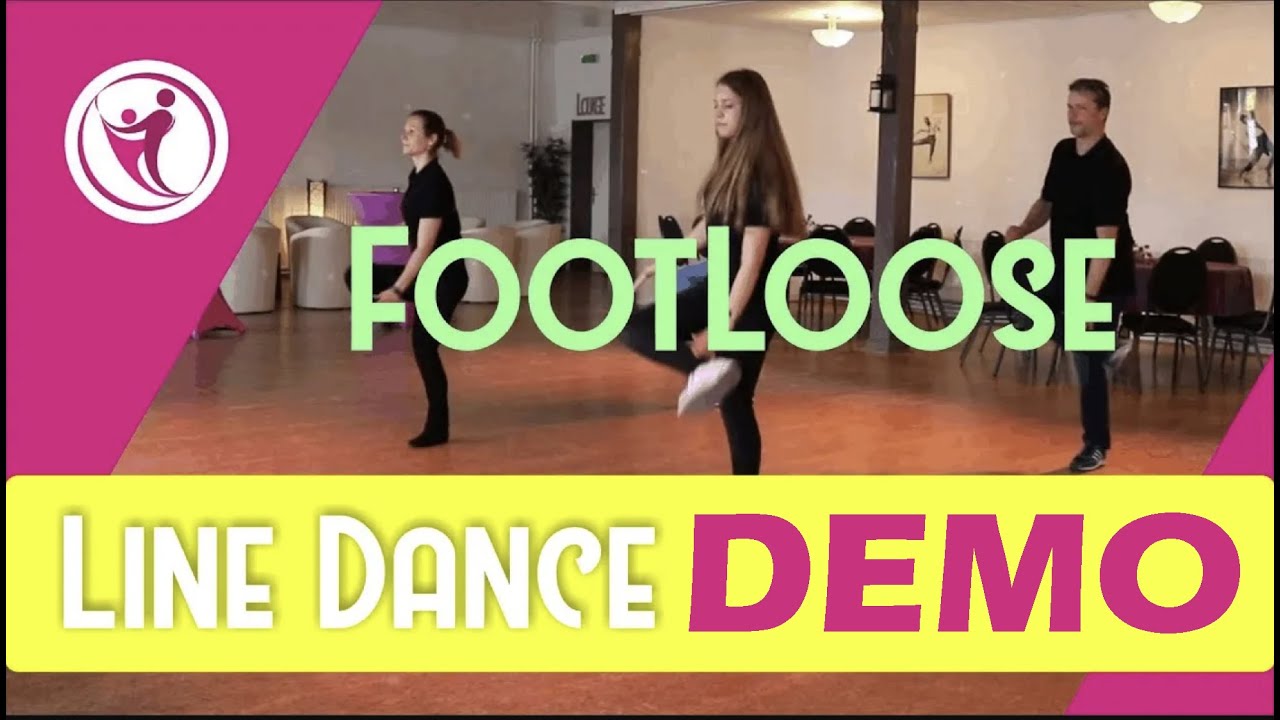 Line Dance - Footloose - Demonstration - Lernvideo Link in der Beschreibung