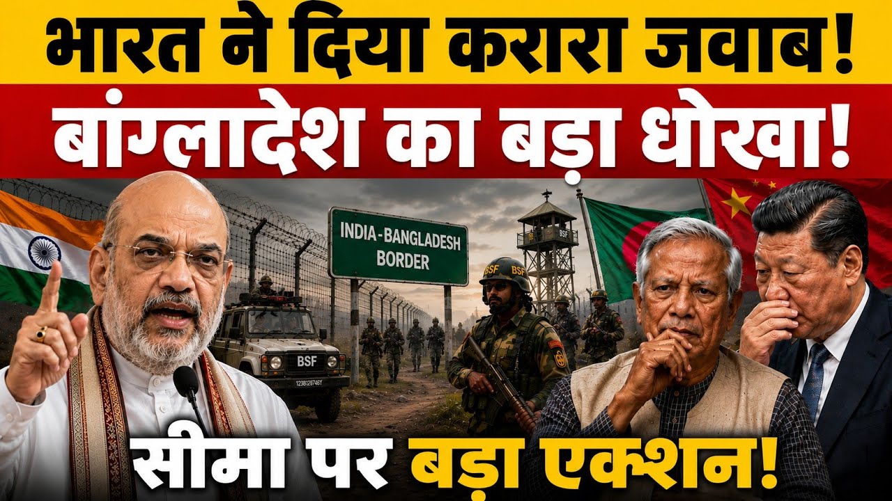 India-Bangladesh Border Tensions | Amit Shah's Big Security Decision | Smart Fencing | Geopolitical