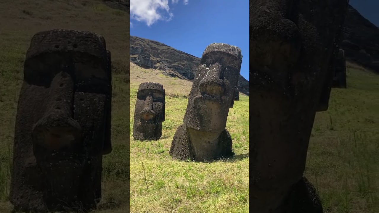 Moai statues, Easter Island, Chile 🇨🇱