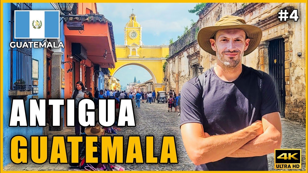 Antigua Guatemala 🇬🇹 Bez Filtrów! | Spacer po Ulicach, Targi, Jedzenie i Chicken Busy