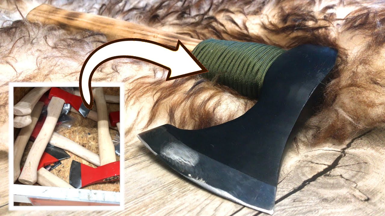 Wikinger Axt selber machen! Von 14€ Baumarkt-Axt zur Outdoor-Axt nach @FelixImmler  Teil 1