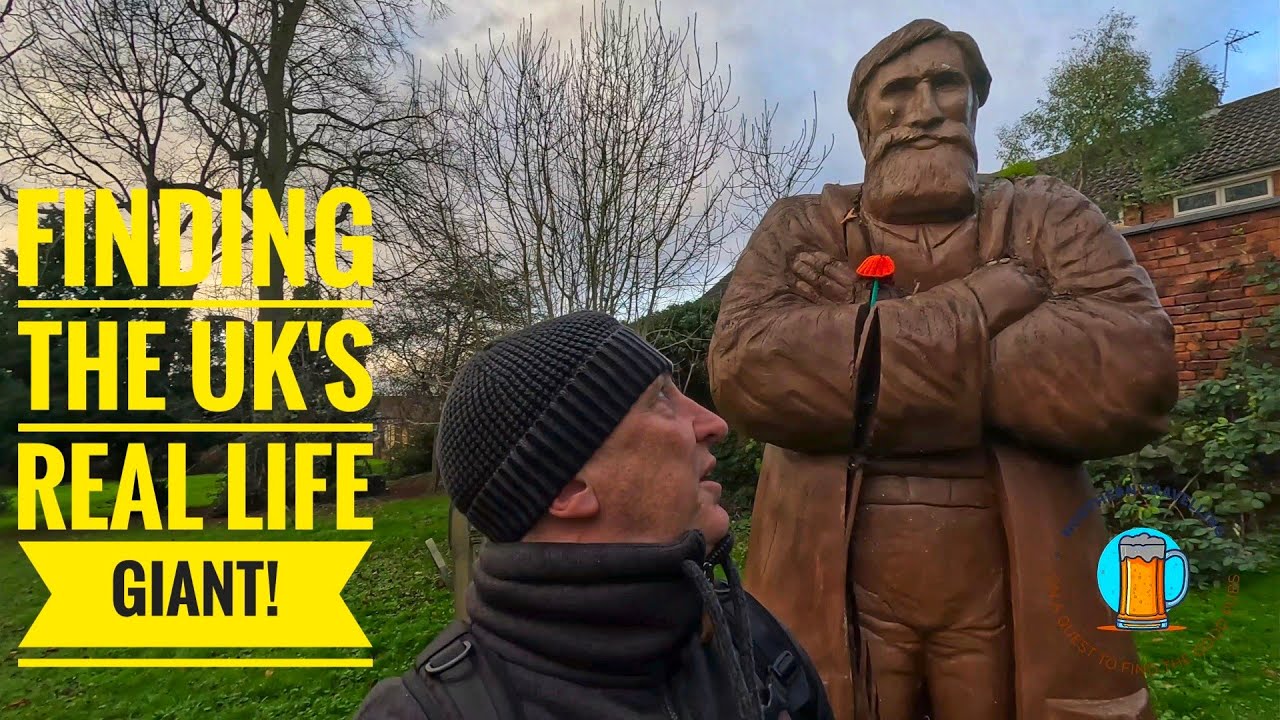 The UK's Real Life Giant in Ilkeston, Derbyshire. With local pub visits.