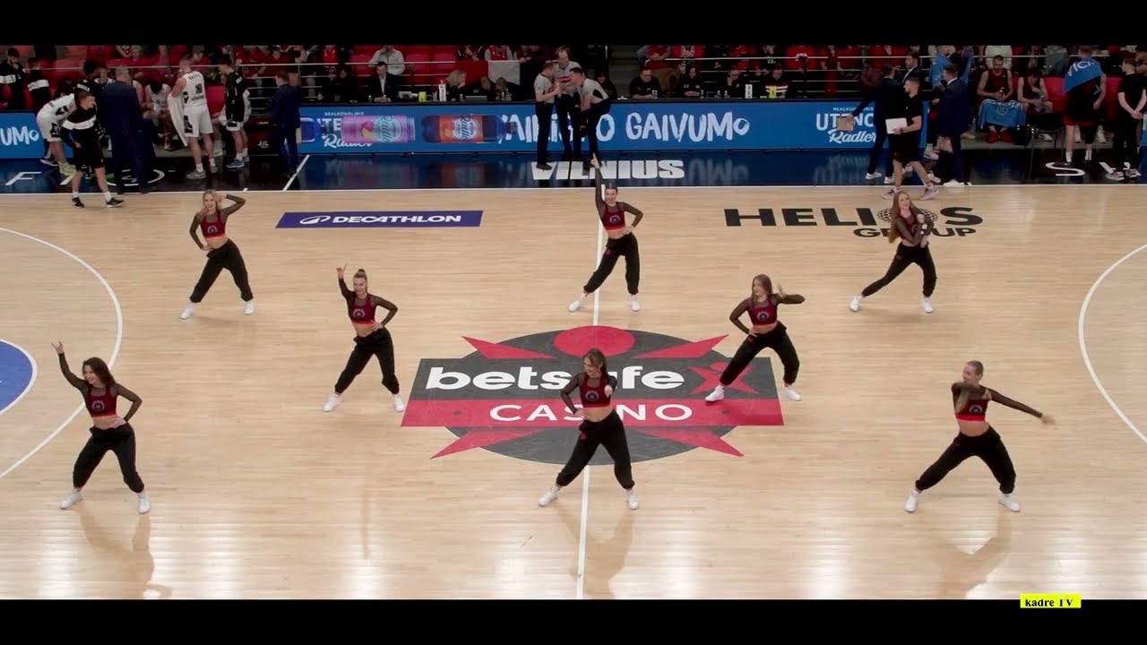 Vilniaus Lietuvos ryto šokėjos 2024 | 04 basketball Dance Team