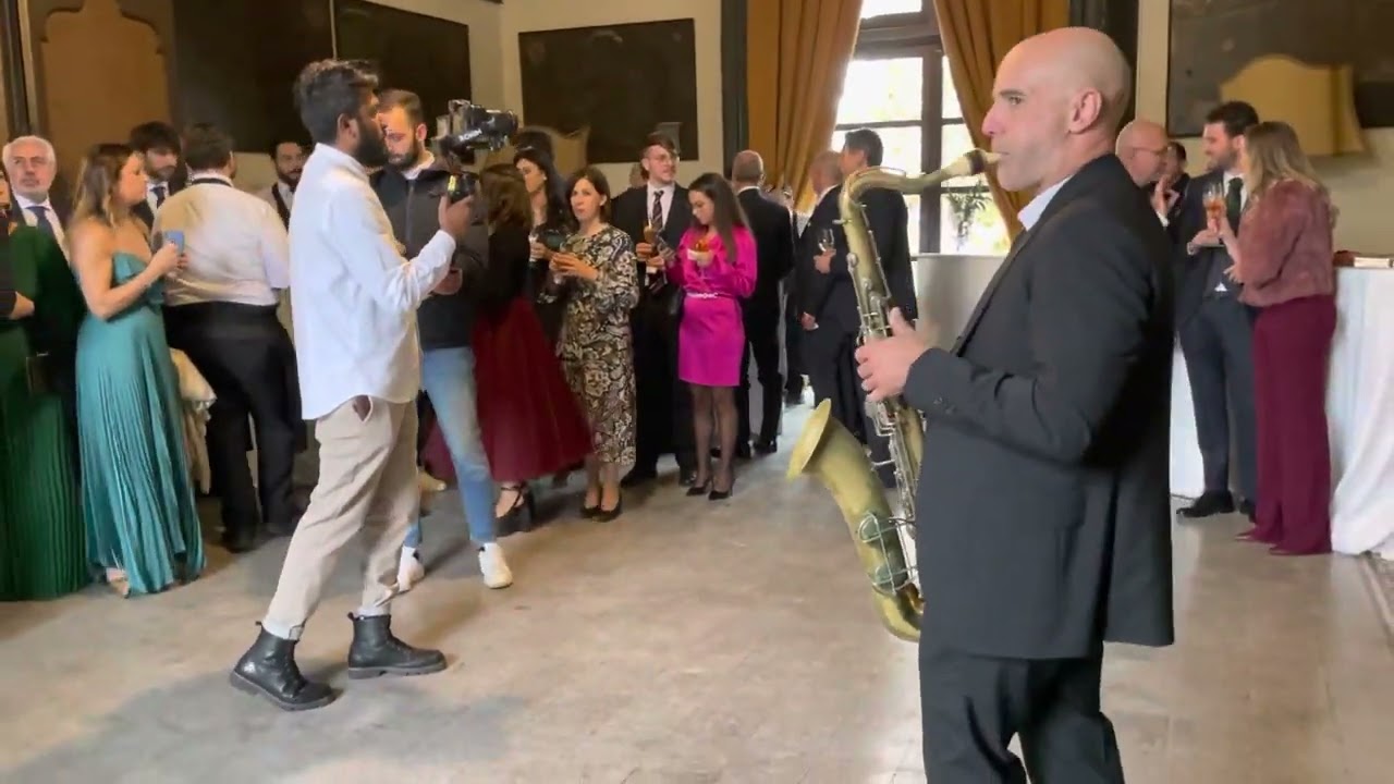 Sax per ingresso sposi al Palazzo Biscari @wedmusic3910