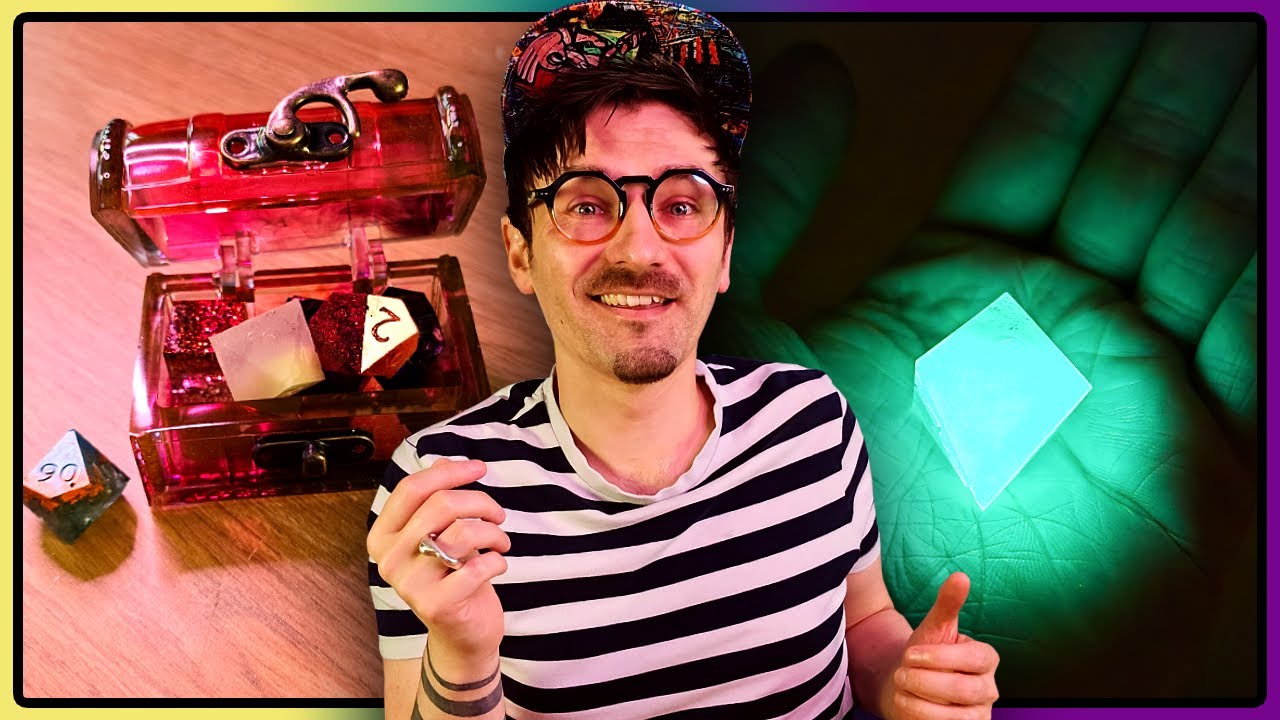I Tried Some *INTERESTING* Moulds | DIY Epoxy Resin Treasure Chest & Glow In The Dark Dice