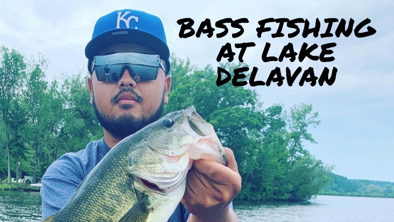 GIANT BASS At Lake Delavan