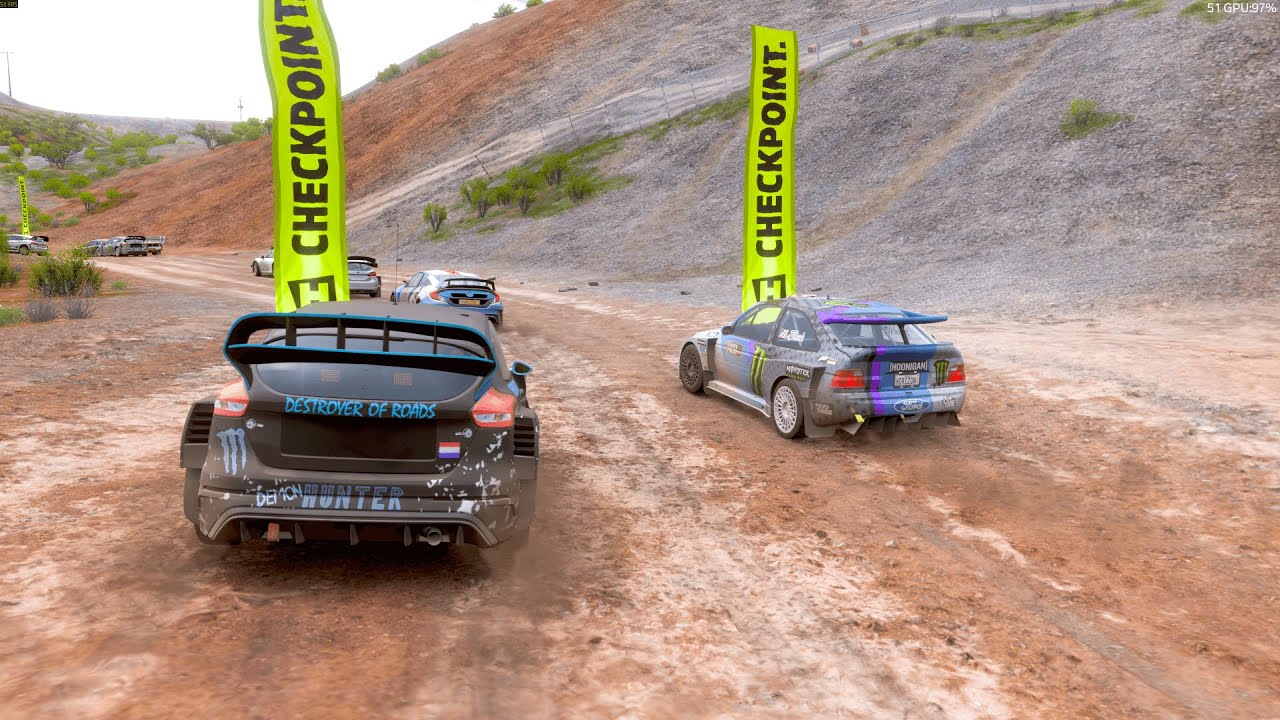 Hoonigan Ford Focus VS Rally Monsters | Forza Horizon 5 | 4K Gameplay