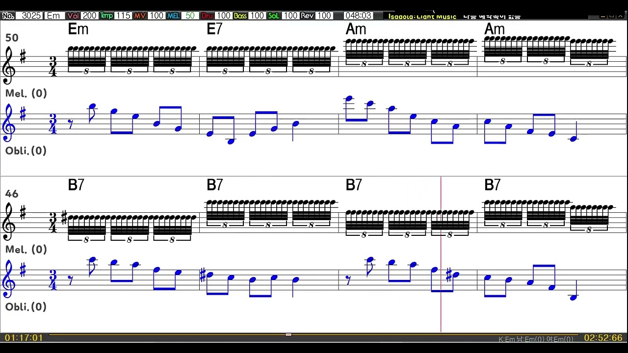 Isadola/Light Music/ Guitar Solo