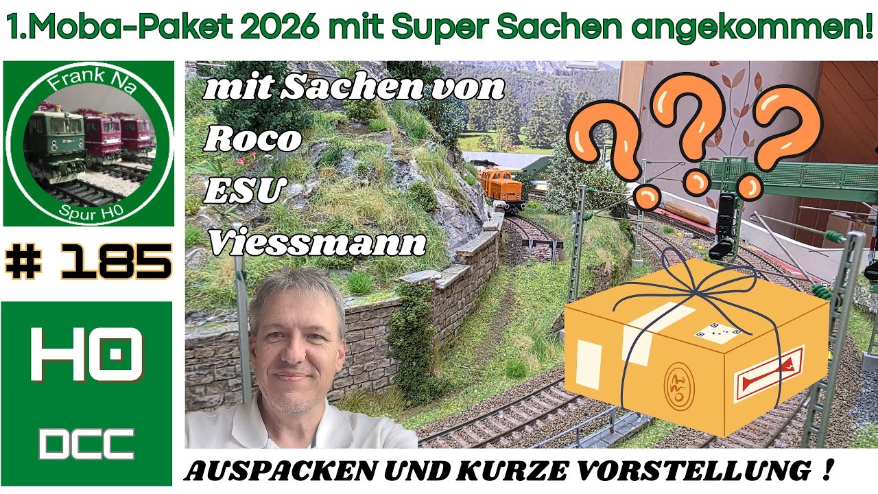1. Moba Paket 2026 mit Super Sachen angekommen ! #Roco #ESU #Viessmann