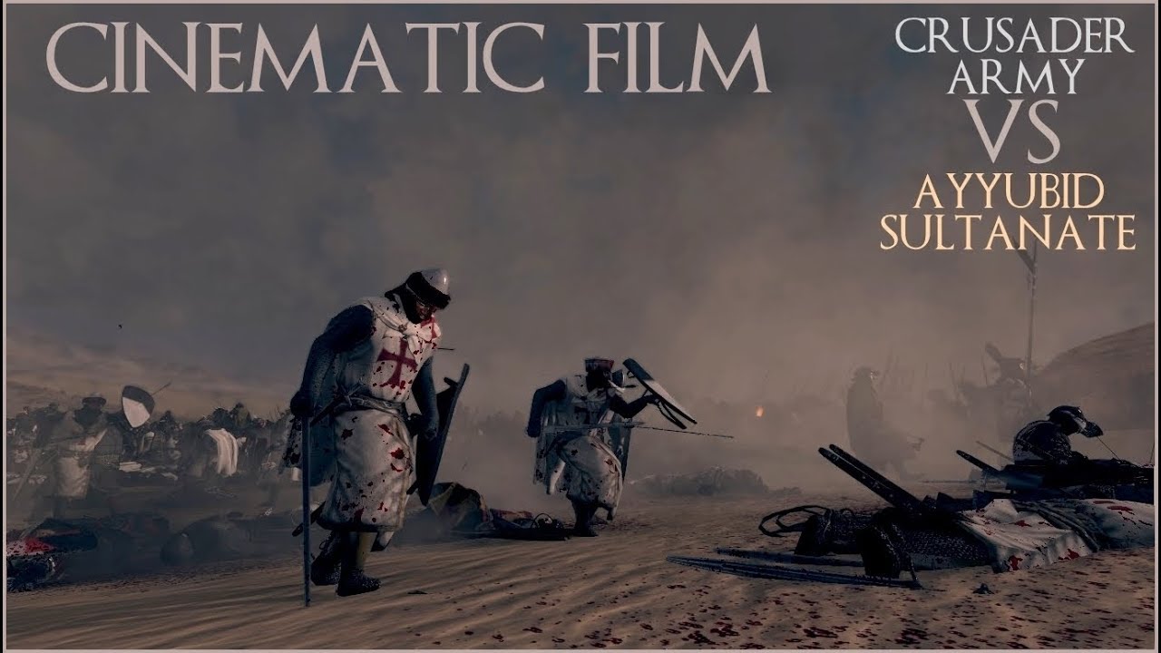 Crusader Army vs Ayyubid Sultanate Cinematic Film (Medieval Kingdoms Total War 1212AD Mod)
