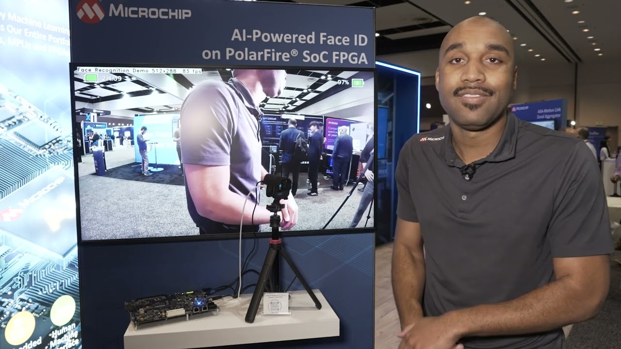 Microchip Technology Demo of AI-powered Face ID on the Polarfire SoC FPGA Using the Vectorblox SDK