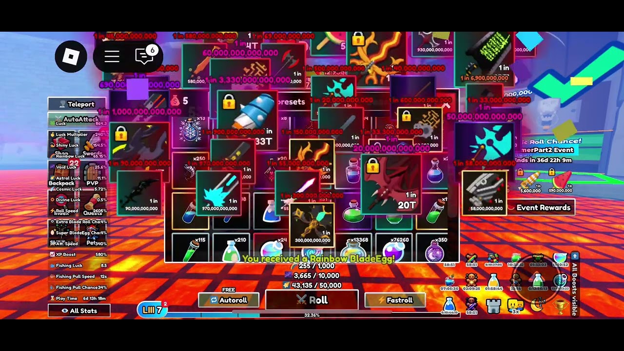 Dungeon RNG - Part 1/3 OF MY BIGGEST OPENING YET!!! Many Leprechaun Potions and NEW SECOND BEST?????