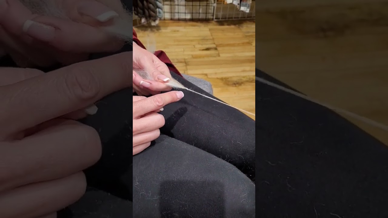 Ingrid's spinning tip for inconsistent drafting.