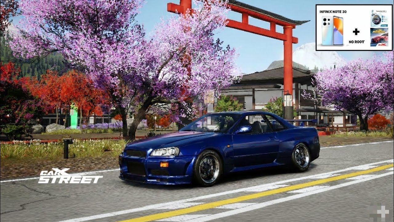 CarX Street Nissan GT-R R34 |Mid Graphics Infinix Note 30 | Mobile gameplay