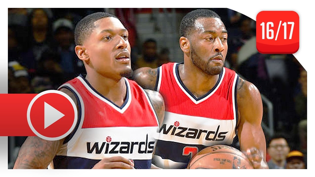 John Wall & Bradley Beal Full Highlights vs Warriors (2017.02.28) - TOO SICK!