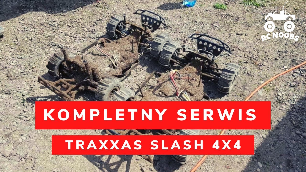 Kompletny serwis Traxxas Slash 4x4 VXL + Upgrade
