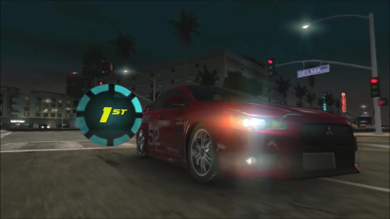 Midnight Club: Los Angeles (PS3) - 2008 Mitsubishi Evolution X in Hollywood Drifts