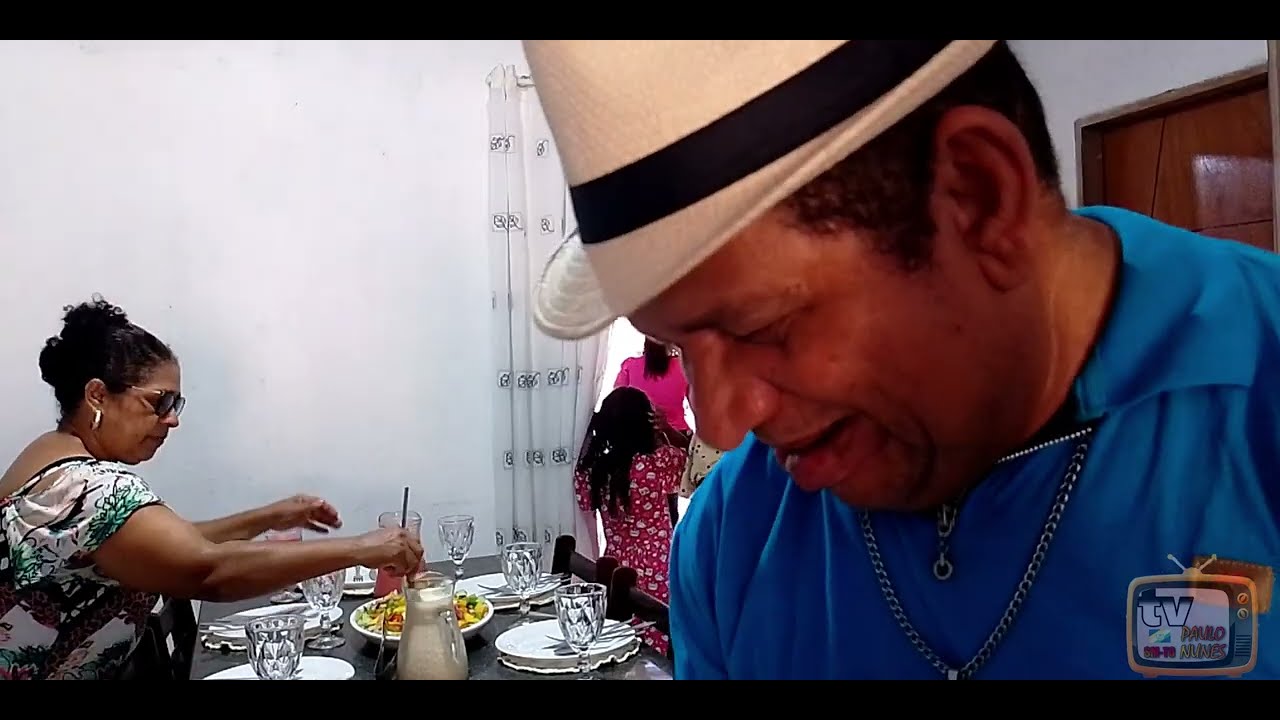 Almoço  na casa do Sr  Junior e Dona Lusimar