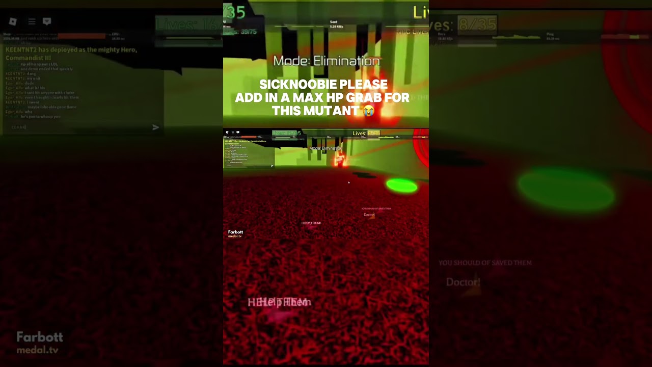 NERF THIS MUTANT PLEASE #nvz #roblox #nvzrr clip by farbott!