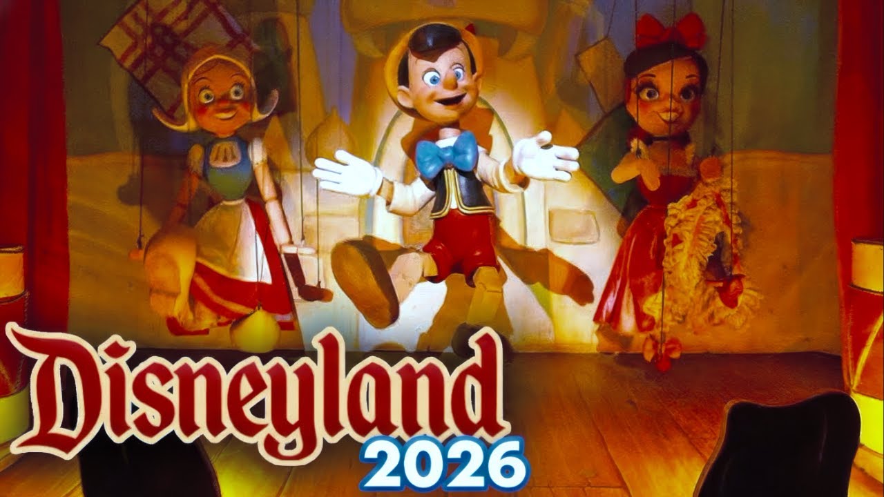 Pinocchio's Daring Journey 2026 - Disneyland Rides [4K POV]