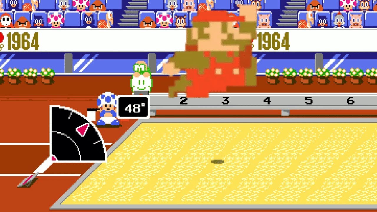 Mario & Sonic at the Tokyo 1964 Olympic Games Long Jump All Character Gameplay