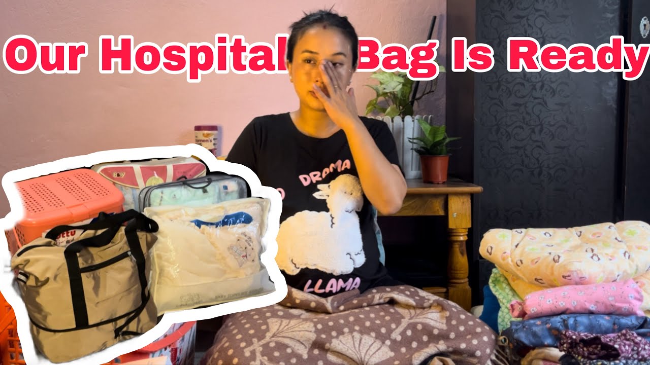 What’s In Our Hospital Bag ? // Got Emotional While Packing 🥹 // Few Days Left