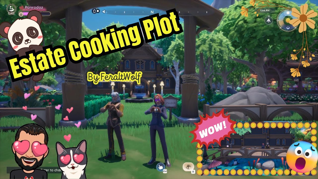 Palia House Tour - Estate Mansion Cooking Plot  - By FeraltWolf