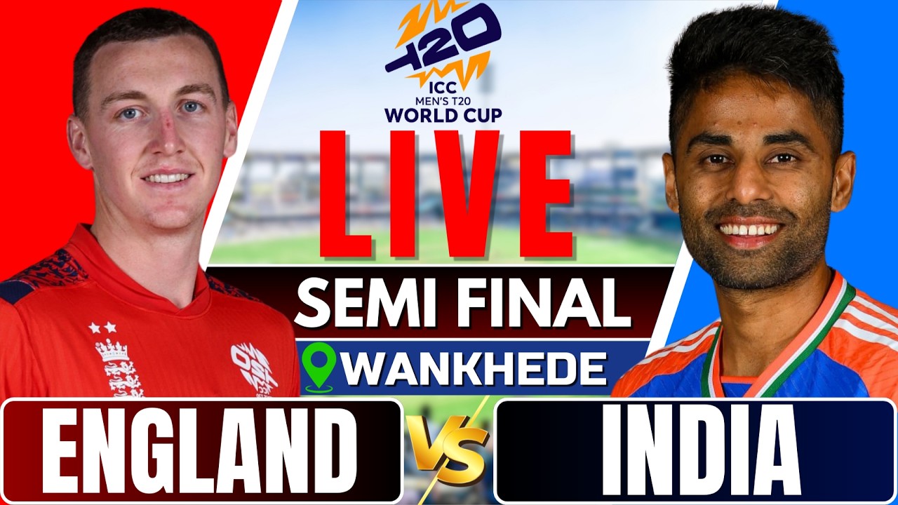 T20 World Cup live – India VS England Semi Final, Live Score & Commentary | live cricket match today