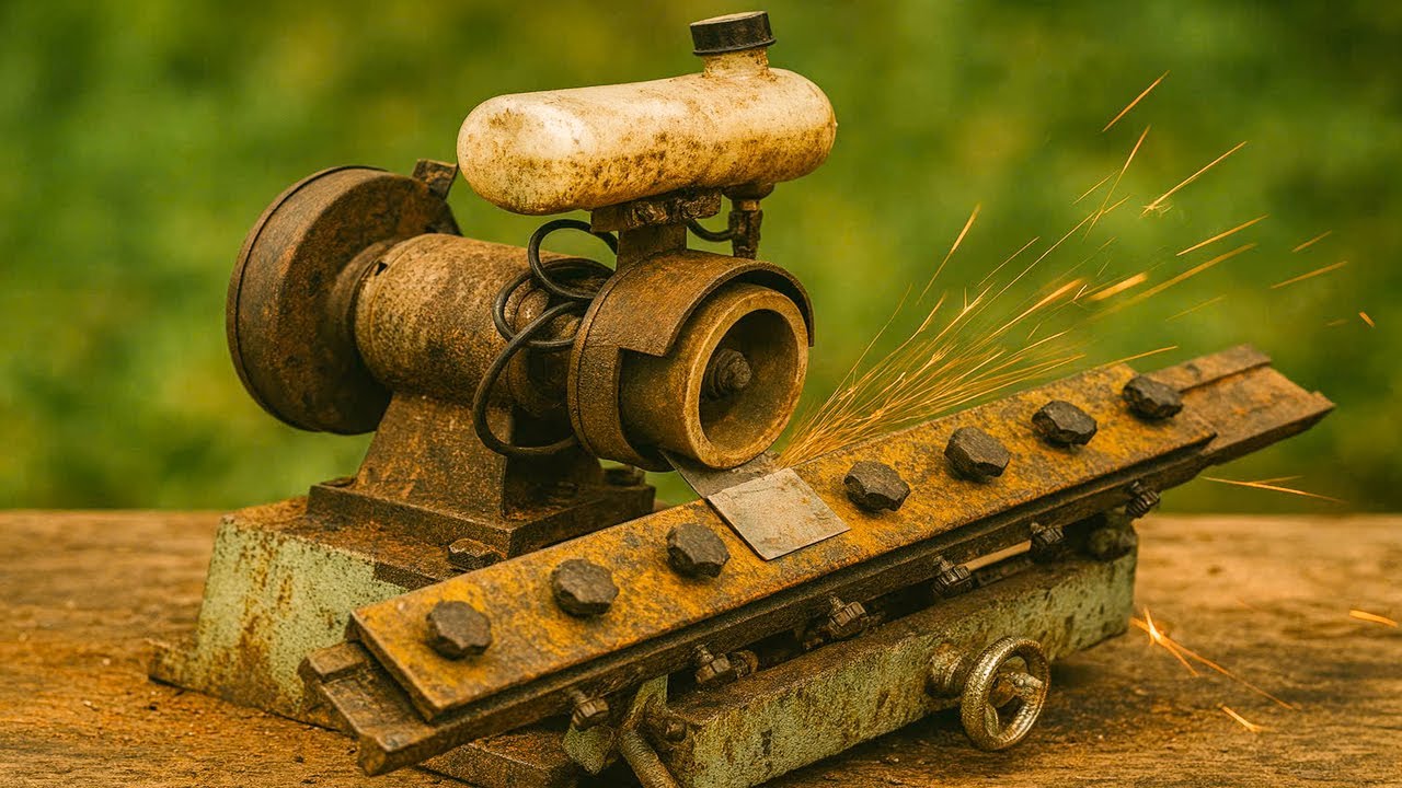“Extreme Restoration: Turning a Rusted Blade Grinder Back to Life”