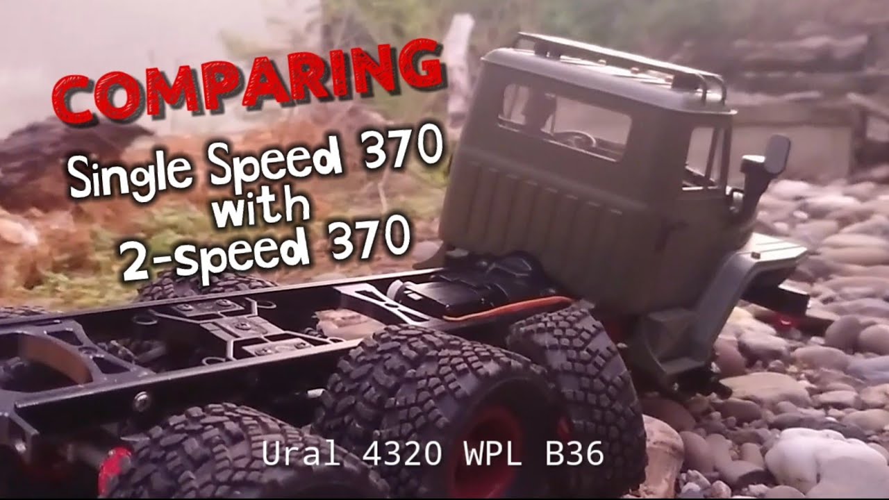 Single Speed 370 vs 2-speed 370 Ural 4320 WPL B36