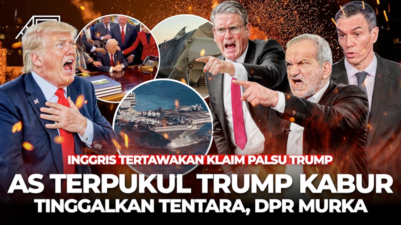 Iran Deklarasikan Kemenangan? Jet Tempur Kapal Induk AS Hancur! Fakta Kekalahan Disembunyikan Trump