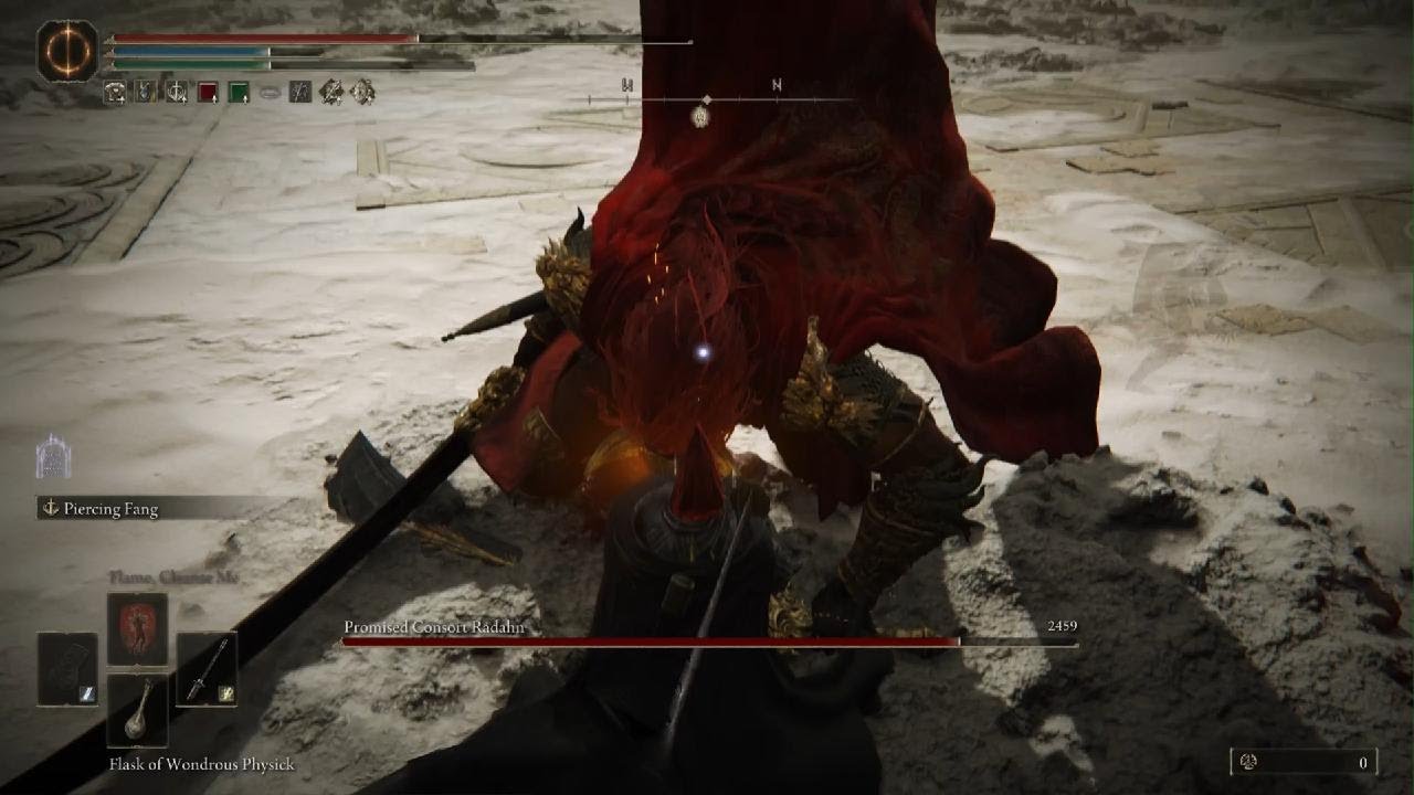 ELDEN RING piercing fang vs consort Radahn