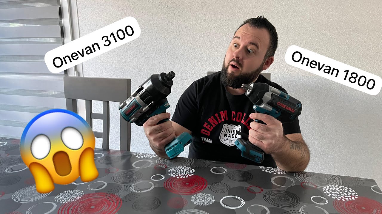 Clé à choc Onevan 3100nm vs 1800nm 😱