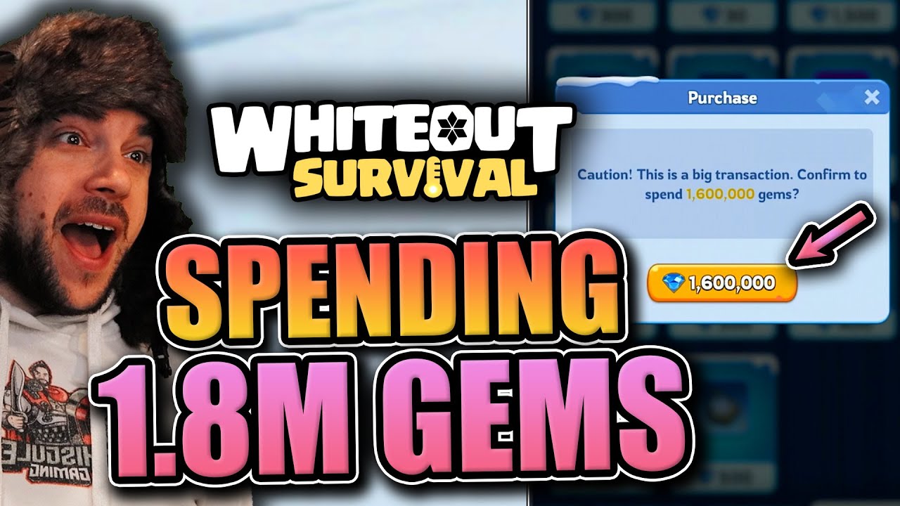 Spending 1.8M Gems [holiday event bonus rewards!] Whiteout Survival