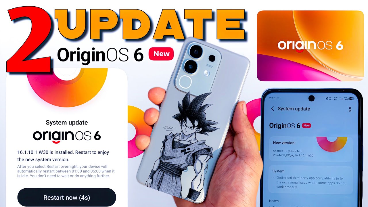 2 UpDate Origin OS 6 in iQOO Z10X UPDATE | New Origin OS 6