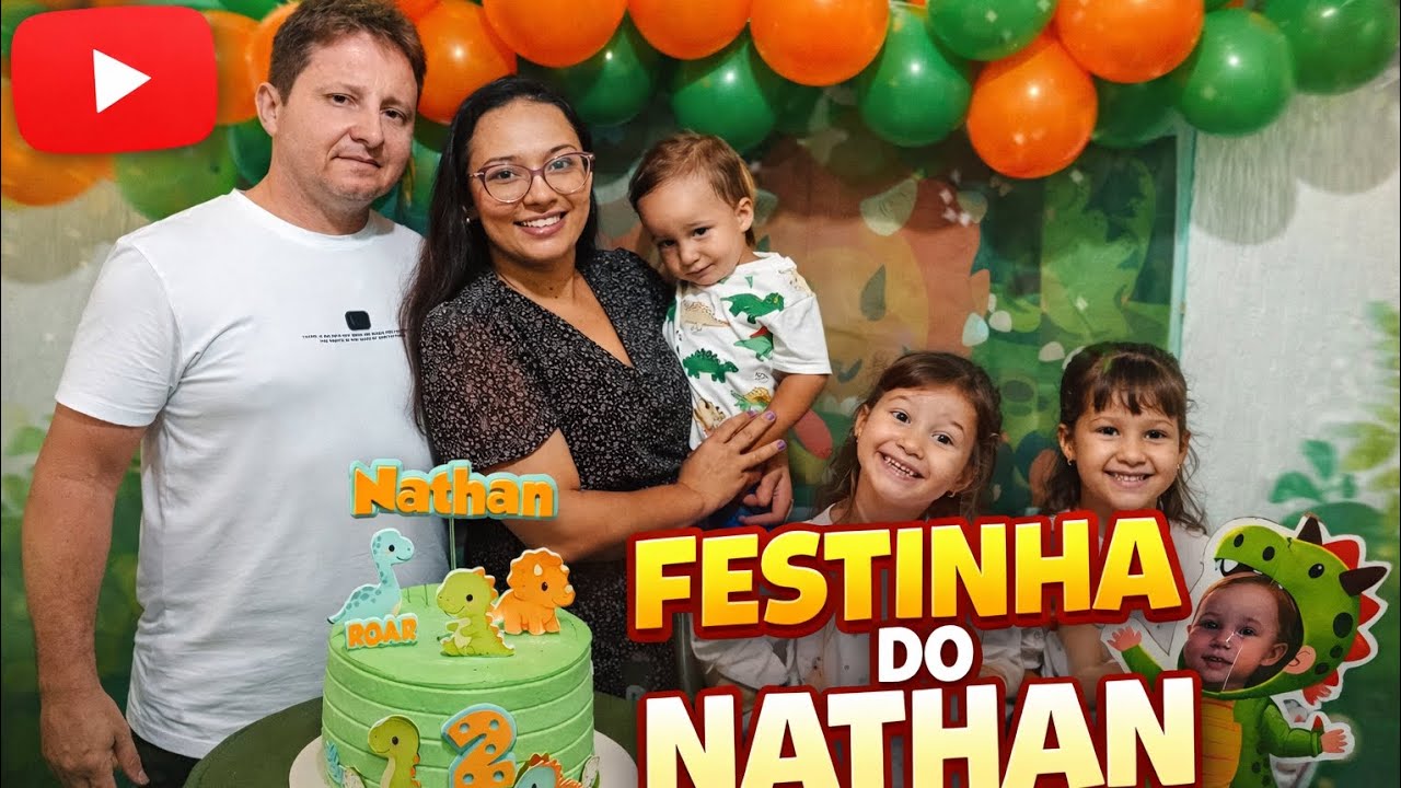 Festinha do Nathan - Bolinho de 2 anos com a família.🥳