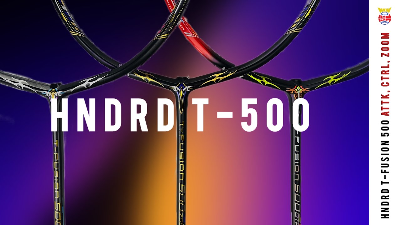 REVIEW LENGKAP Hundred T Fusion 500 ATTK, CTRL, ZOOM - Raket Badminton Harga Murah, Kualitas Mantap!