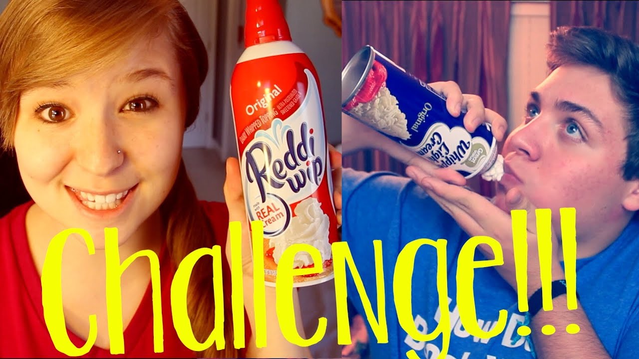 Whip Cream Challenge (w/ Wyatt!)