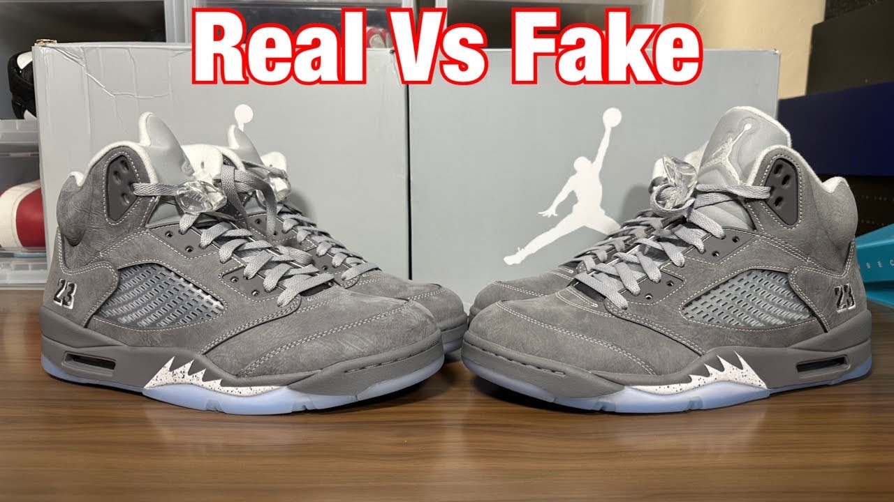Air Jordan 5 Wolf Grey 2026 Real Vs Fake Review. This is Scary 