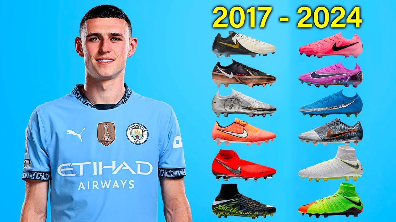 PHIL FODEN - New Soccer Cleats & All Football Boots 2017-2024