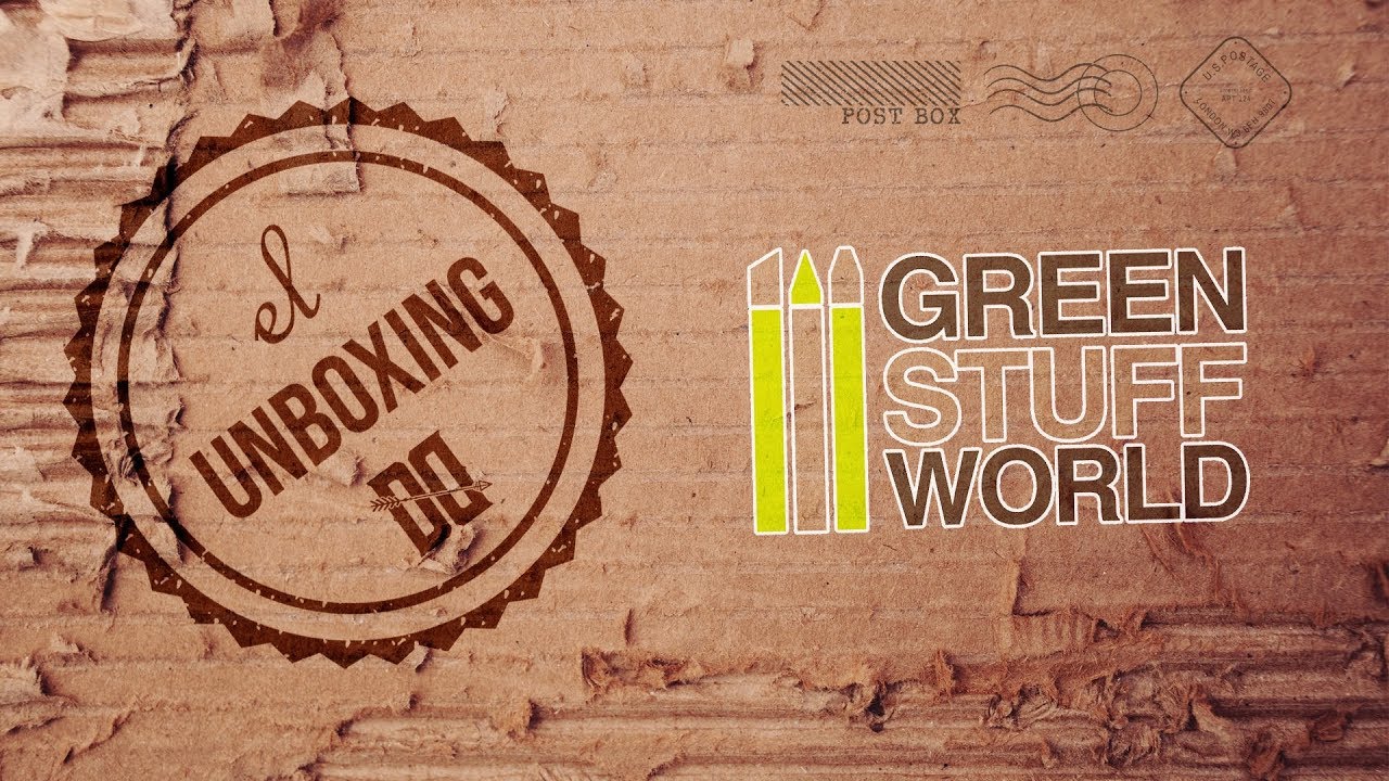 EL UNBOXING - GREEN STUFF WORLD - PINTURAS RODILLOS Y MÁS