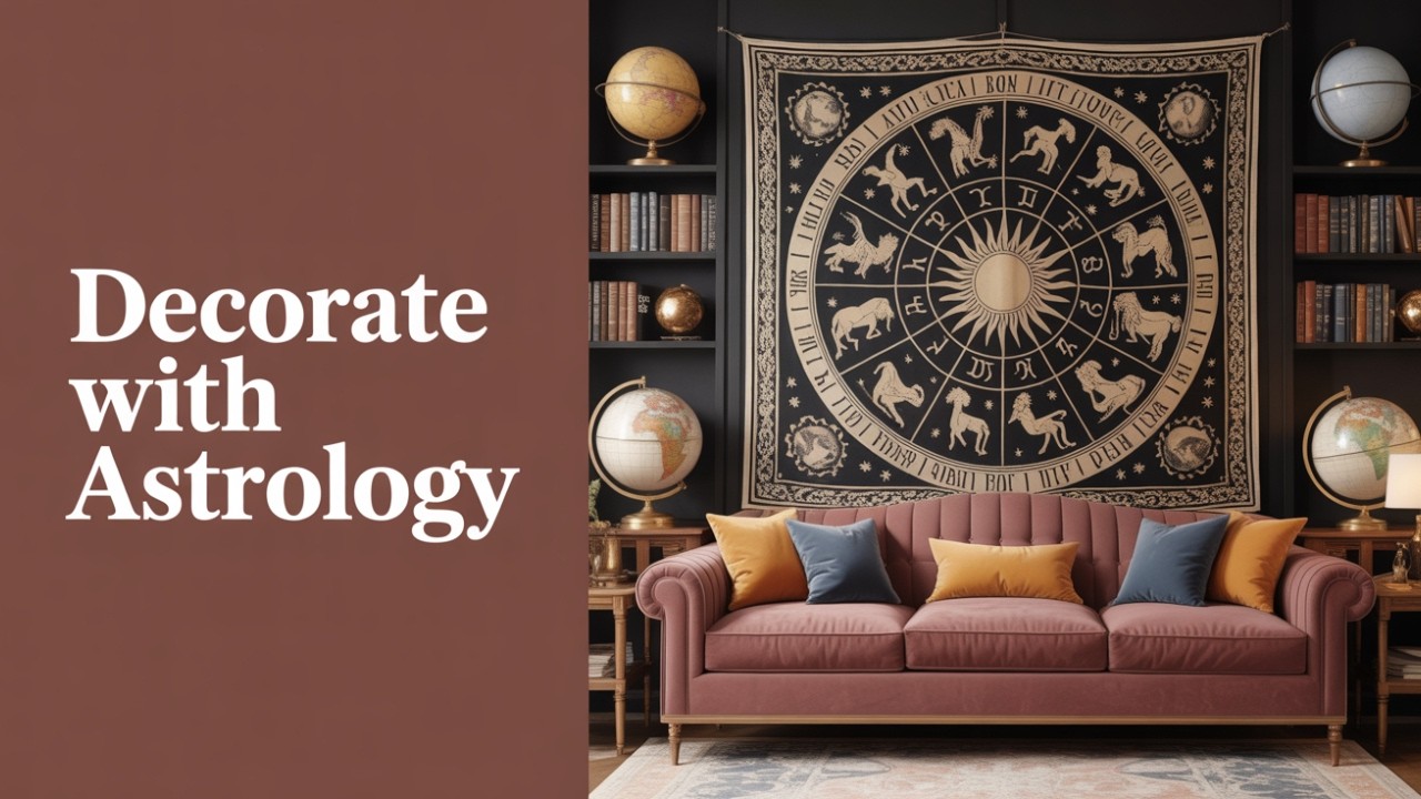 Decorate Your Home With Your Zodiac Sign and Astrology #zodiacsign #zodiacsigns #zodiacsignstiktok