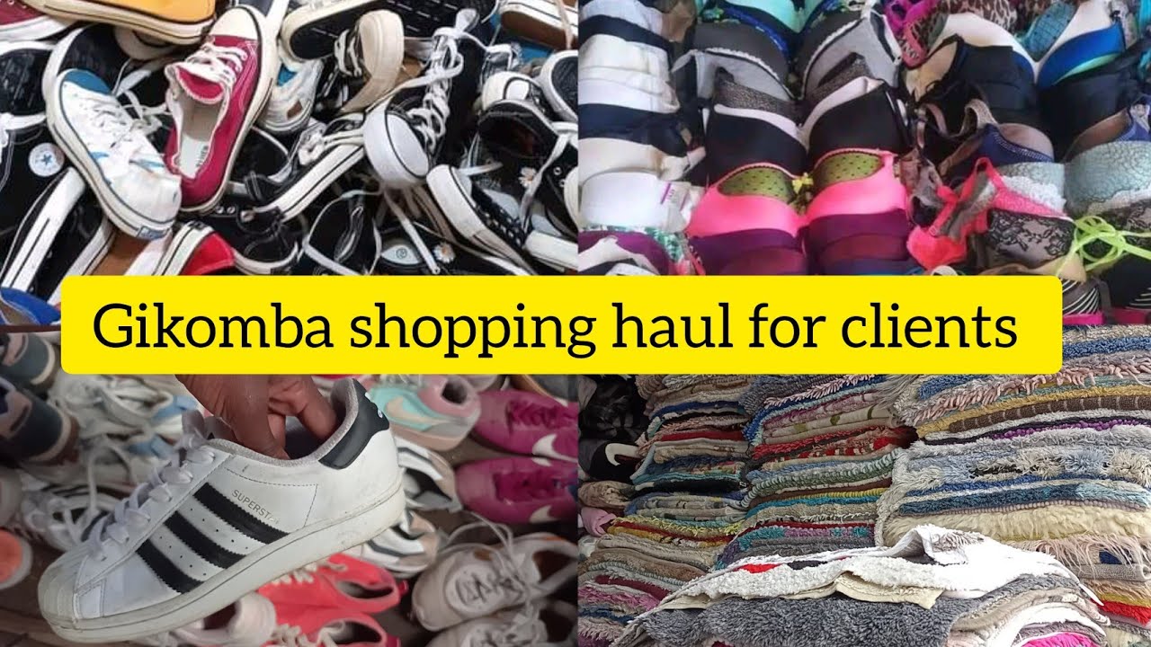 MAJOR GIKOMBA SHOPPING HAUL FOR CLIENTS, Cheap shoes at 100 sh. @katevlogs85 #gikombahaul