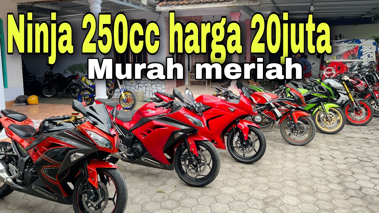 Motor ninja 250cc harga cukup 20juta saja lokasi Lumajang