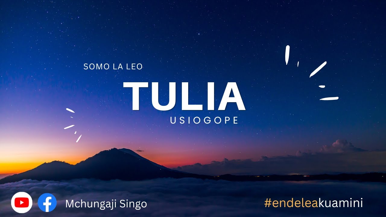 IBADA YA JUMATANO [ TULIA USIOGOPE ] - Pr Jonas Singo