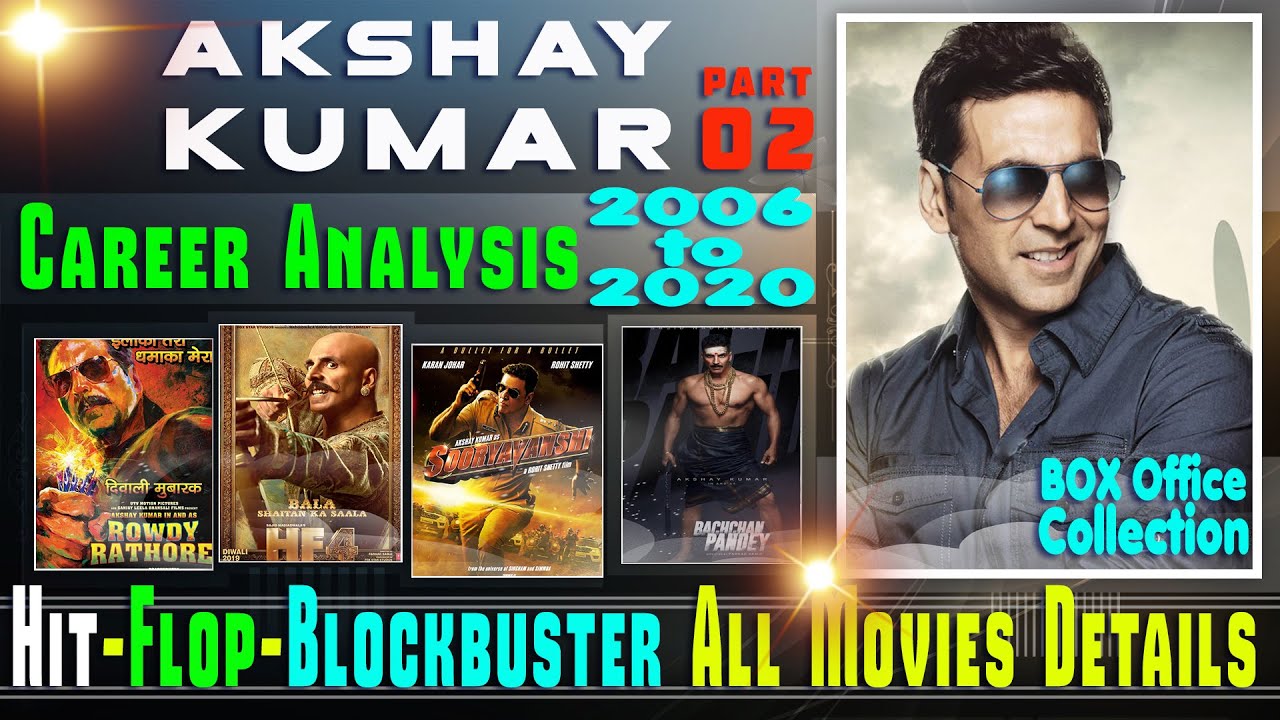 Akshay Kumar Hit and Flop Movies List with Box Office Collection Analysis | 2006 - 2020 |  Part 02