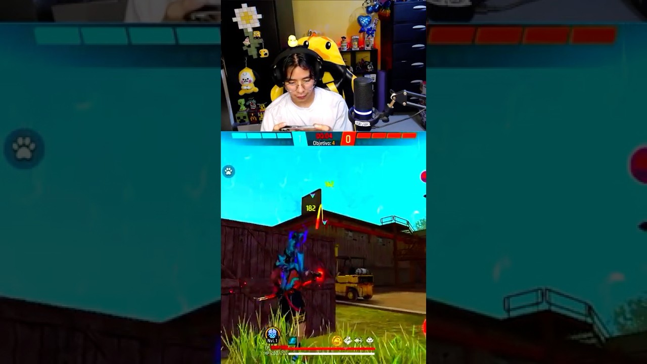 &iexcl;GRANADERO PROFESIONAL! 🎯 Doble Kill con el Patobola m&aacute;s preciso de Free Fire #freefire #clips