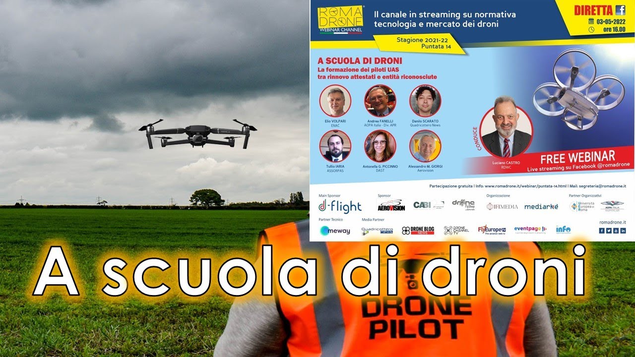 A SCUOLA DI DRONI, punto della situazione sui piloti. Con ENAC, Scuole e Associazioni