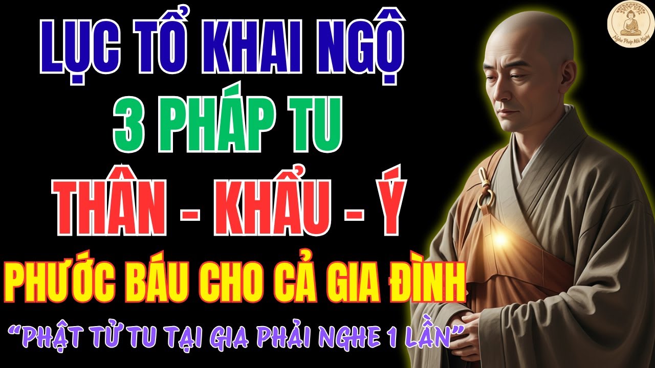 LỤC TỔ HUỆ NĂNG | SỐNG VỚI TRÍ TUỆ TRONG GIA ĐÌNH – MỘT NGƯỜI TỈNH, CẢ NHÀ AN | NGHE LÀ THẤM