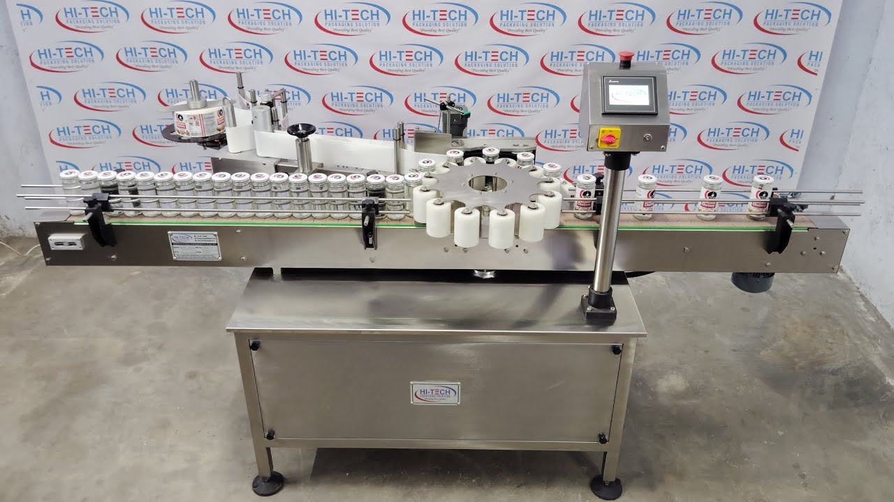 Automatic High Speed Round Bottle Sticker Labelling Machine / High Speed Round Labelling Machine